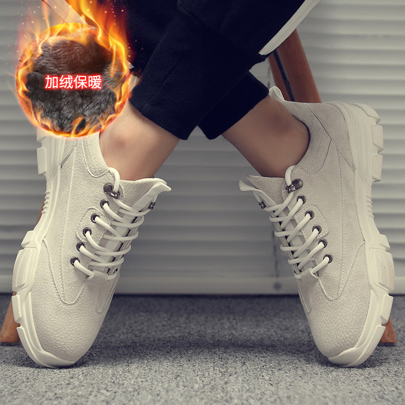 Spring new retro casual shoes men's trend fashion wild work shoes couple model large size low shoes