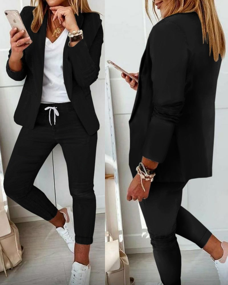 2022wish Amazon independent station new casual fashion suit suit women's suit