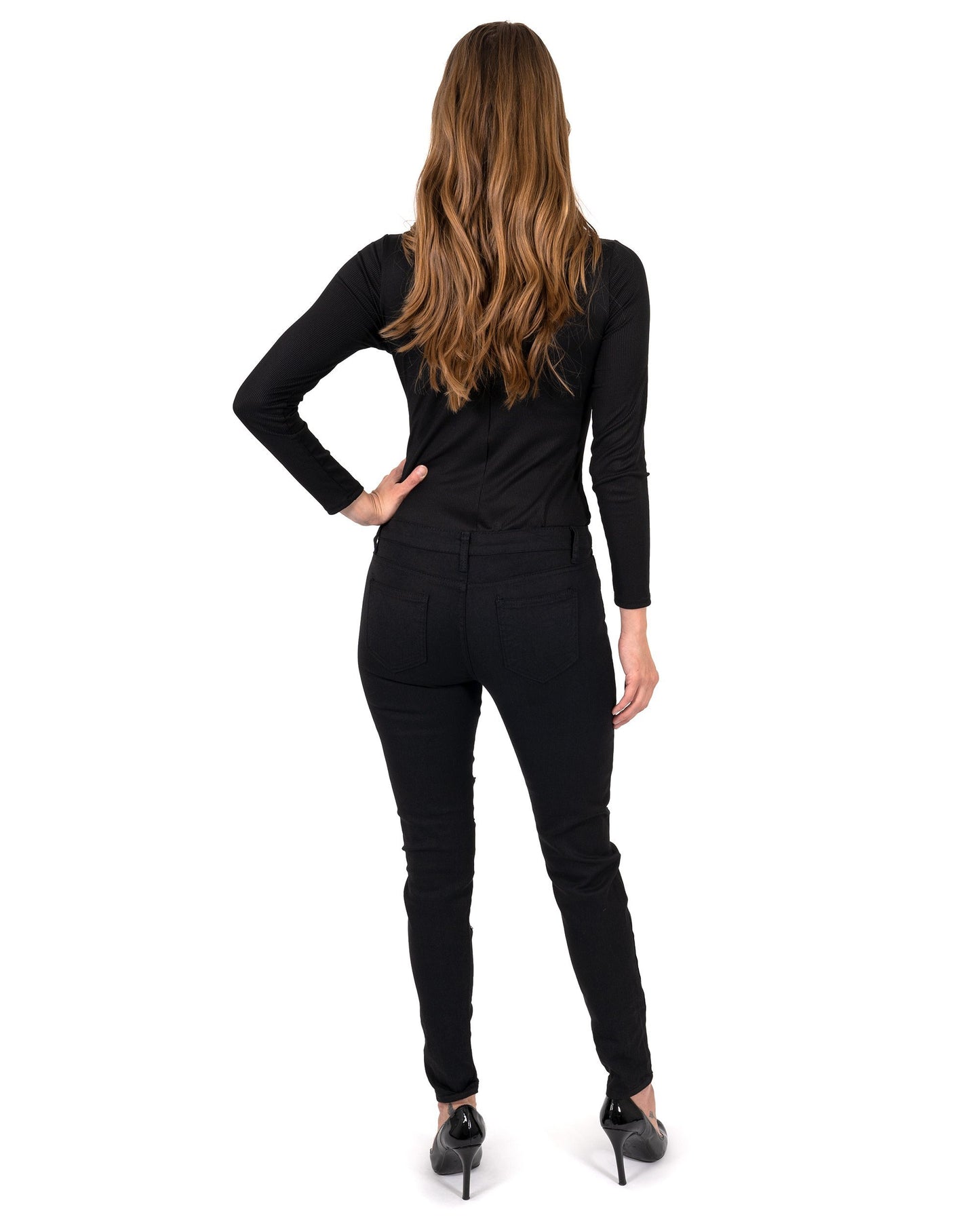 Clifton Ripped Skinny Jeans mit hoher Taille