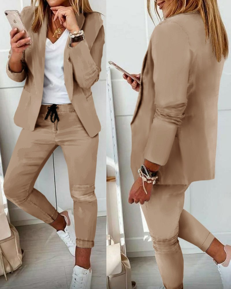 2022wish Amazon independent station new casual fashion suit suit women's suit