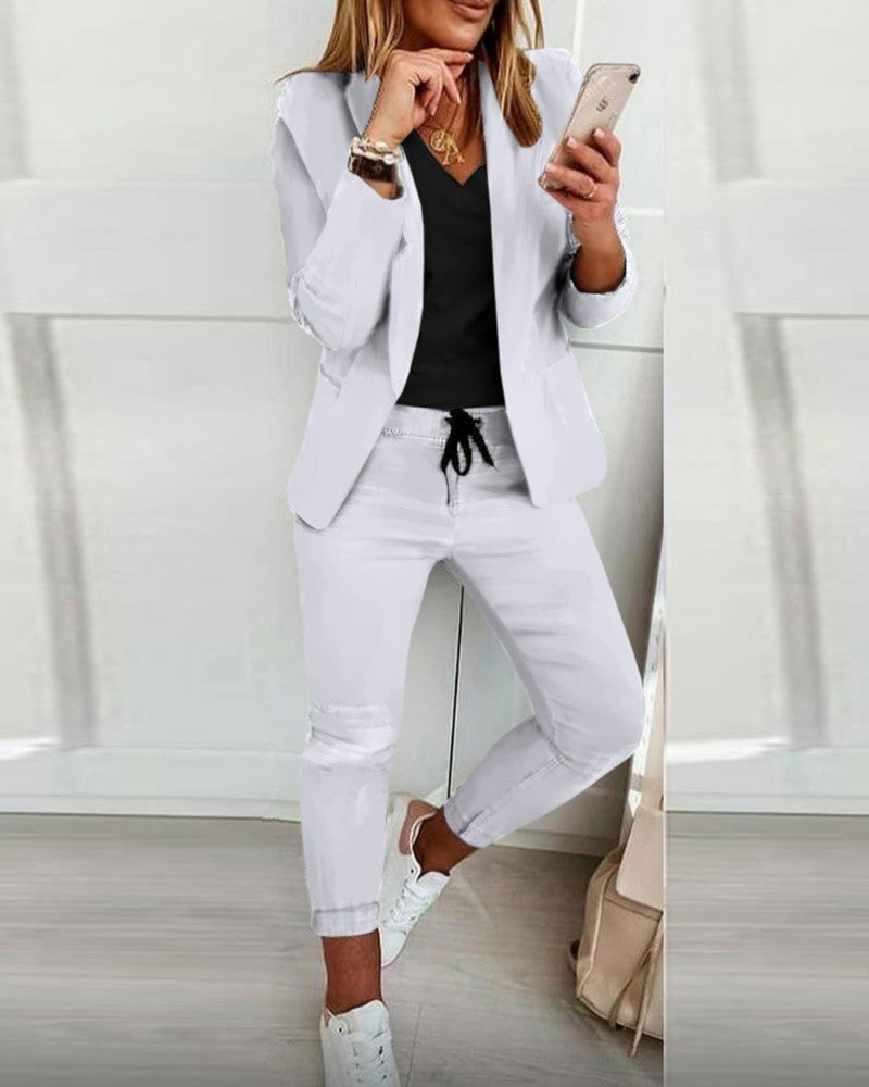 2022wish Amazon independent station new casual fashion suit suit women's suit