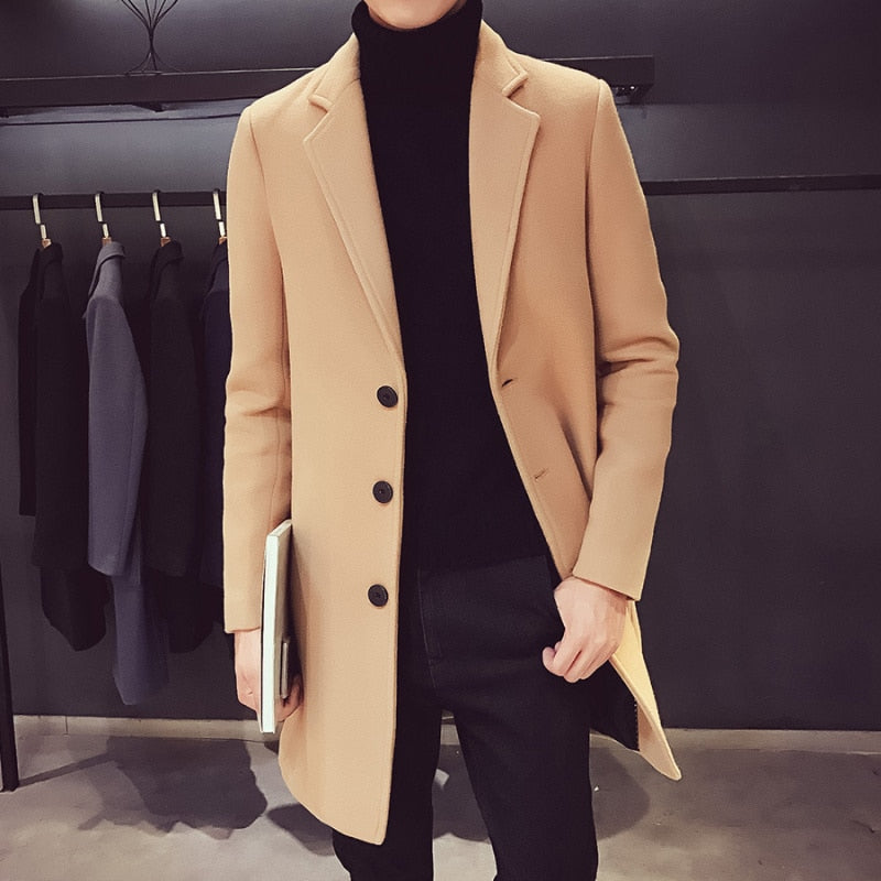 Herren Business Trenchcoat
