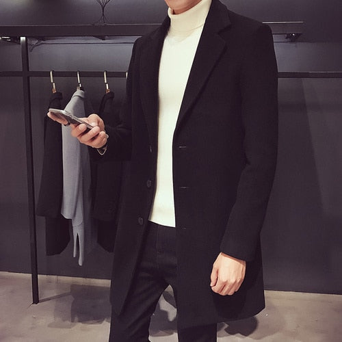 Herren Business Trenchcoat