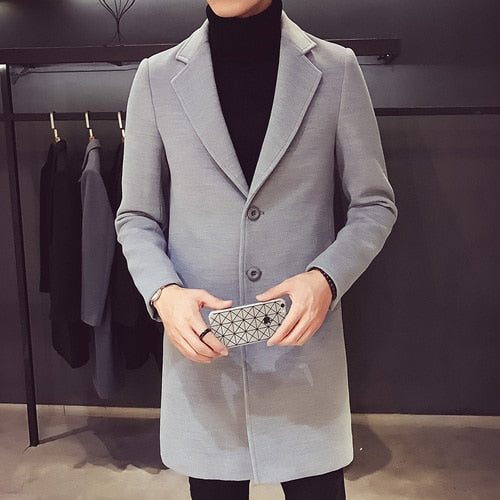 Herren Business Trenchcoat