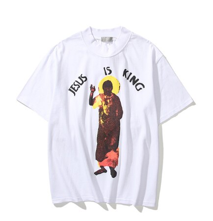 Kanye West Sunday Service T-shirt Men Women Oversized Printed t shirts Kanye west Vintage Hip Hop Weird Popular Top Street style