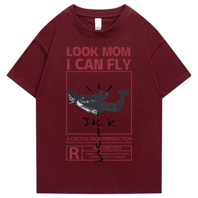 New Fashion Hip Hop T Shirt Men Women Travis Scotts ASTROWORLD Harajuku T-Shirts WISH YOU WERE HERE Letter Print Tees Tops