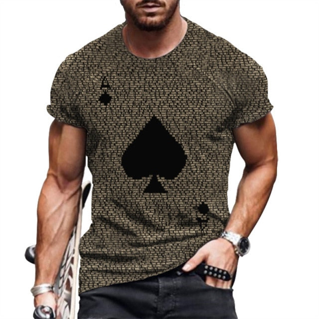 T Shirt Men Striped Fashion Mens Summer T-shirts 4XL Male Oversized Tee Shirt Print Funny Casual t Shirt for Man Casual 2021