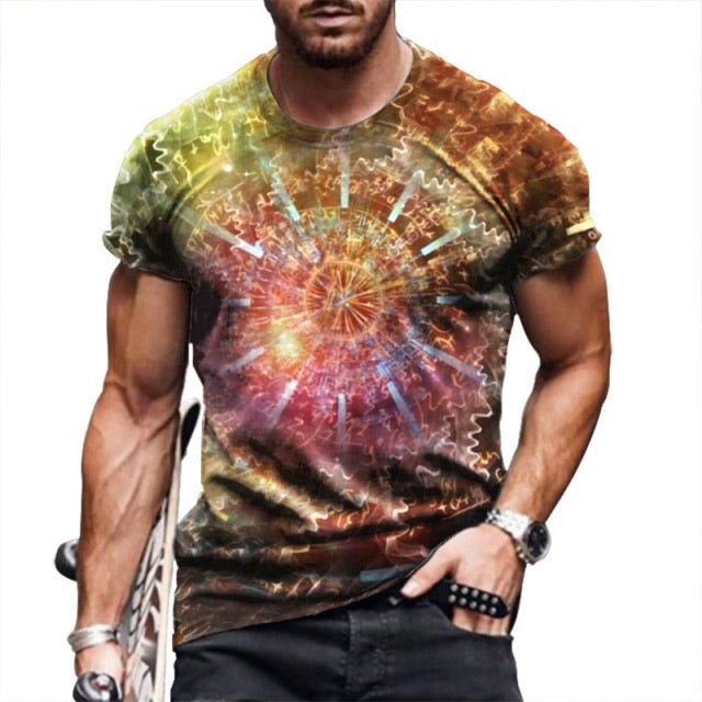 T Shirt Men Striped Fashion Mens Summer T-shirts 4XL Male Oversized Tee Shirt Print Funny Casual t Shirt for Man Casual 2021