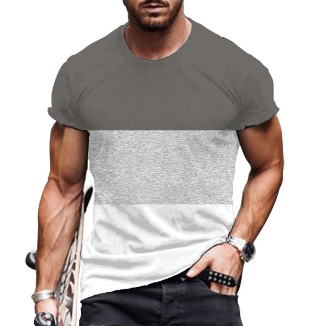 T Shirt Men Striped Fashion Mens Summer T-shirts 4XL Male Oversized Tee Shirt Print Funny Casual t Shirt for Man Casual 2021