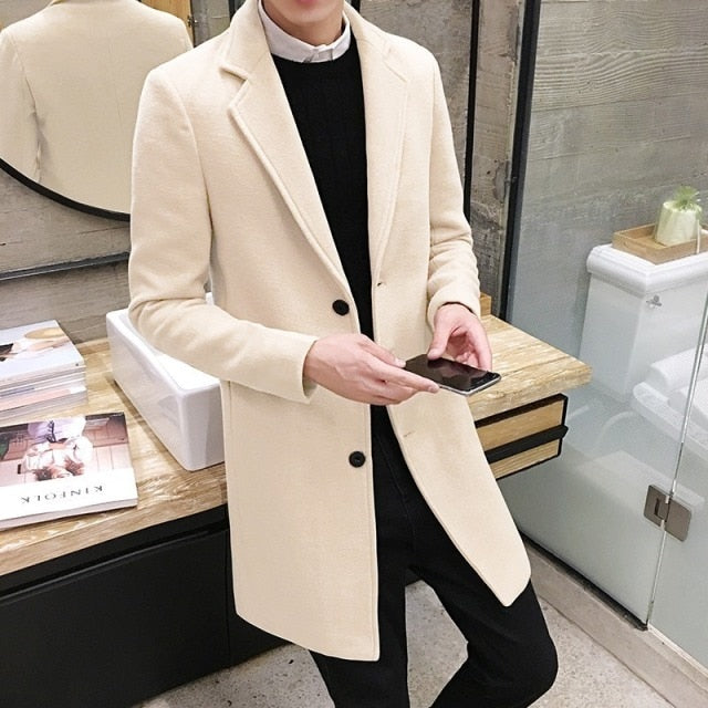 Herren Business Trenchcoat