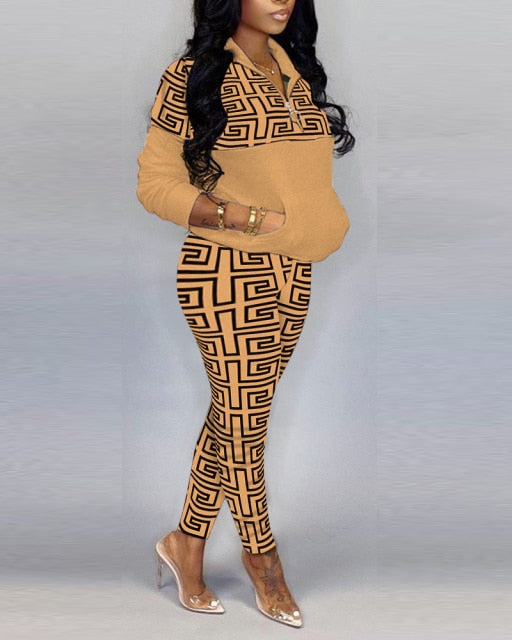 Eleganter Zweiteiliger Anzug für Frauen auch Weiblich Stilvolle Plus Größen