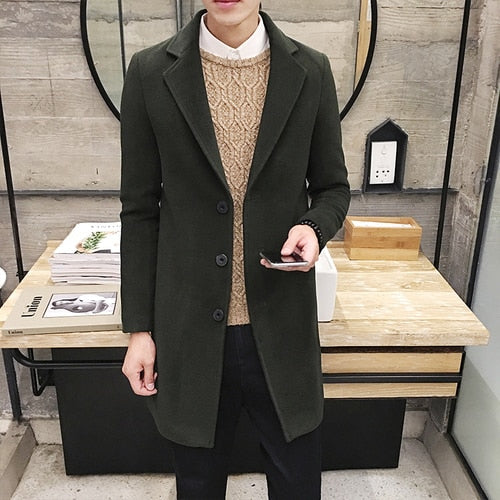 Herren Business Trenchcoat