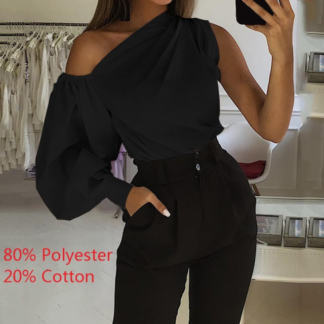 Elegante Langarm Bluse