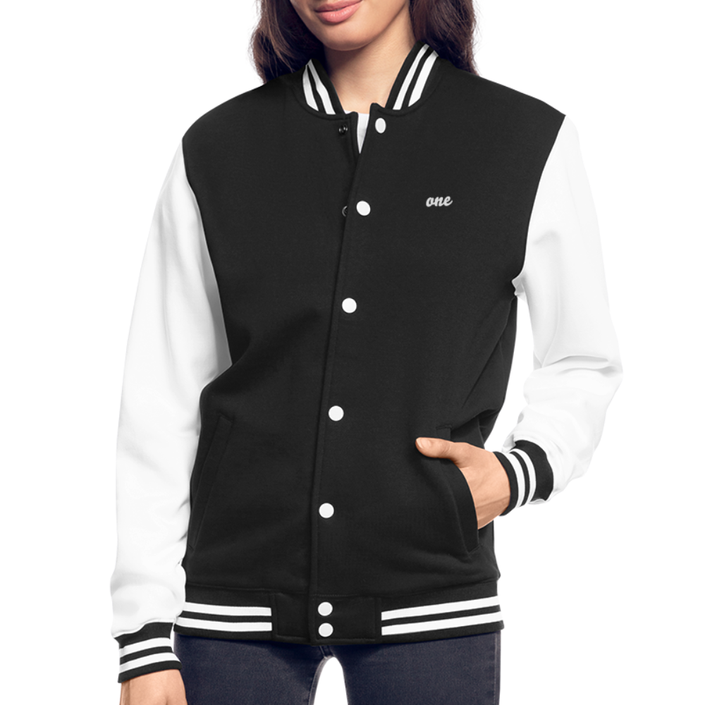 College Sweatjacket - black/white