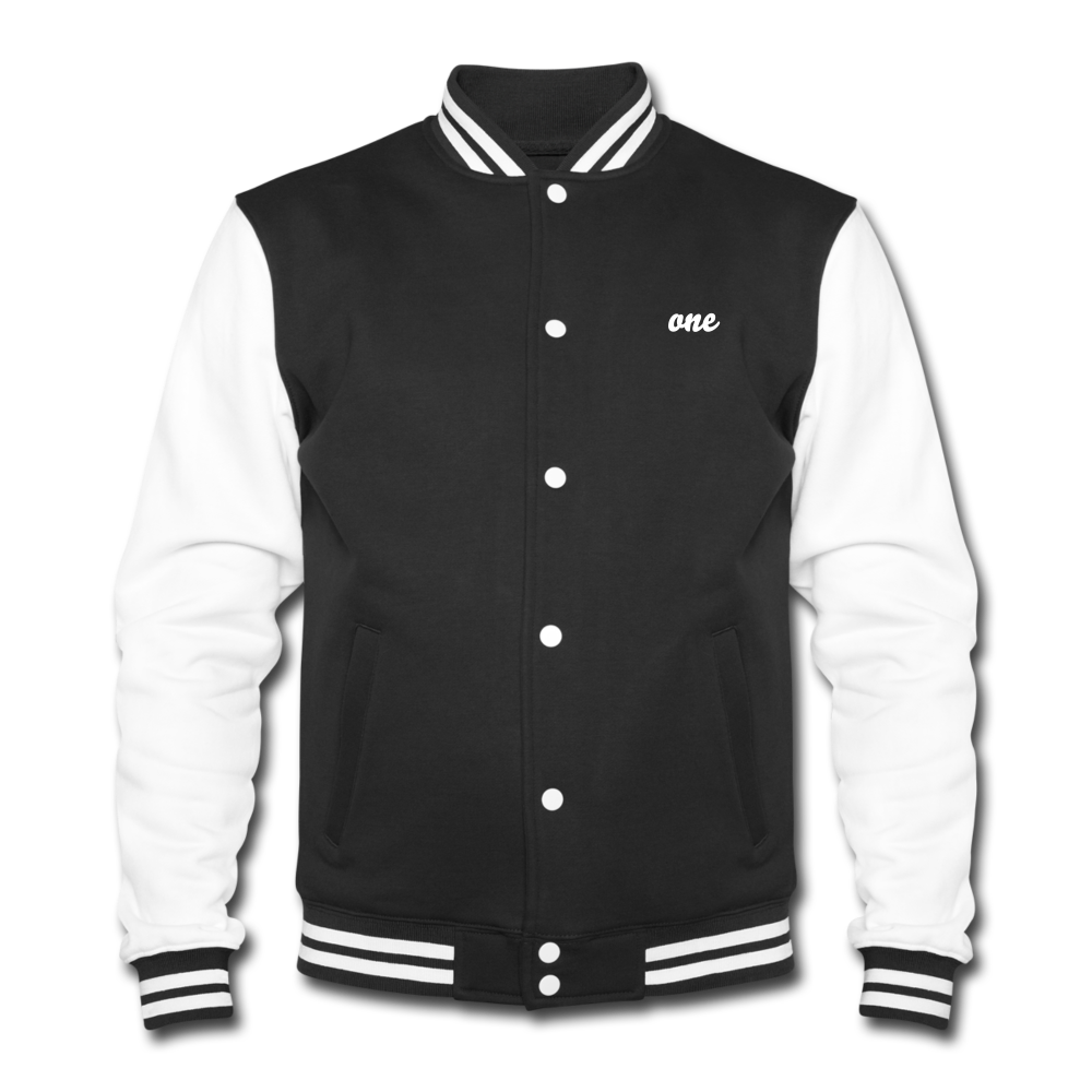 College Sweatjacket - black/white