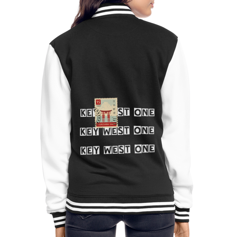 College Sweatjacket - black/white