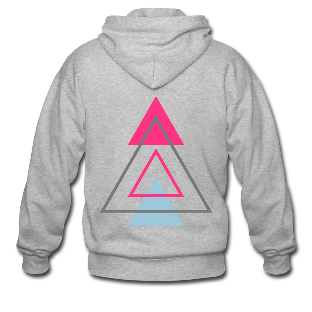 Men’s Heavyweight Hooded Jacket - heather grey