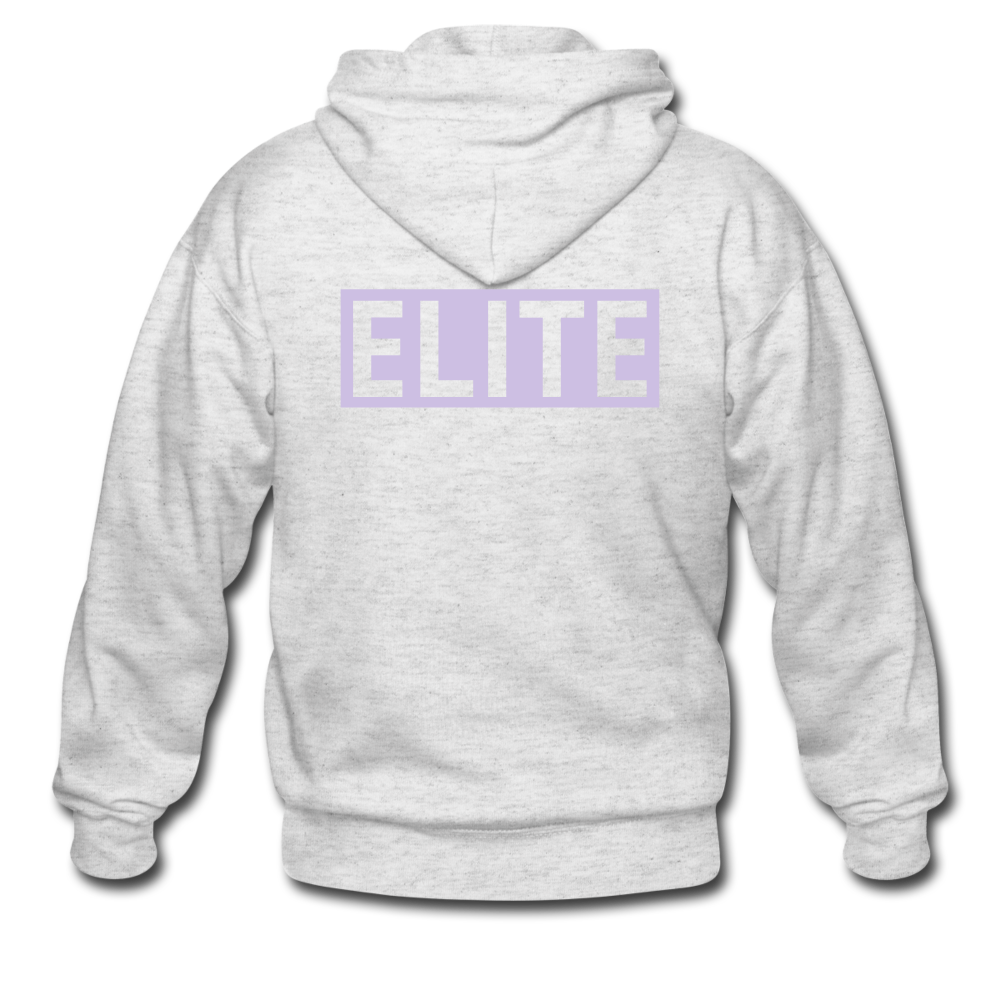 Men’s Heavyweight Hooded Jacket - heather white