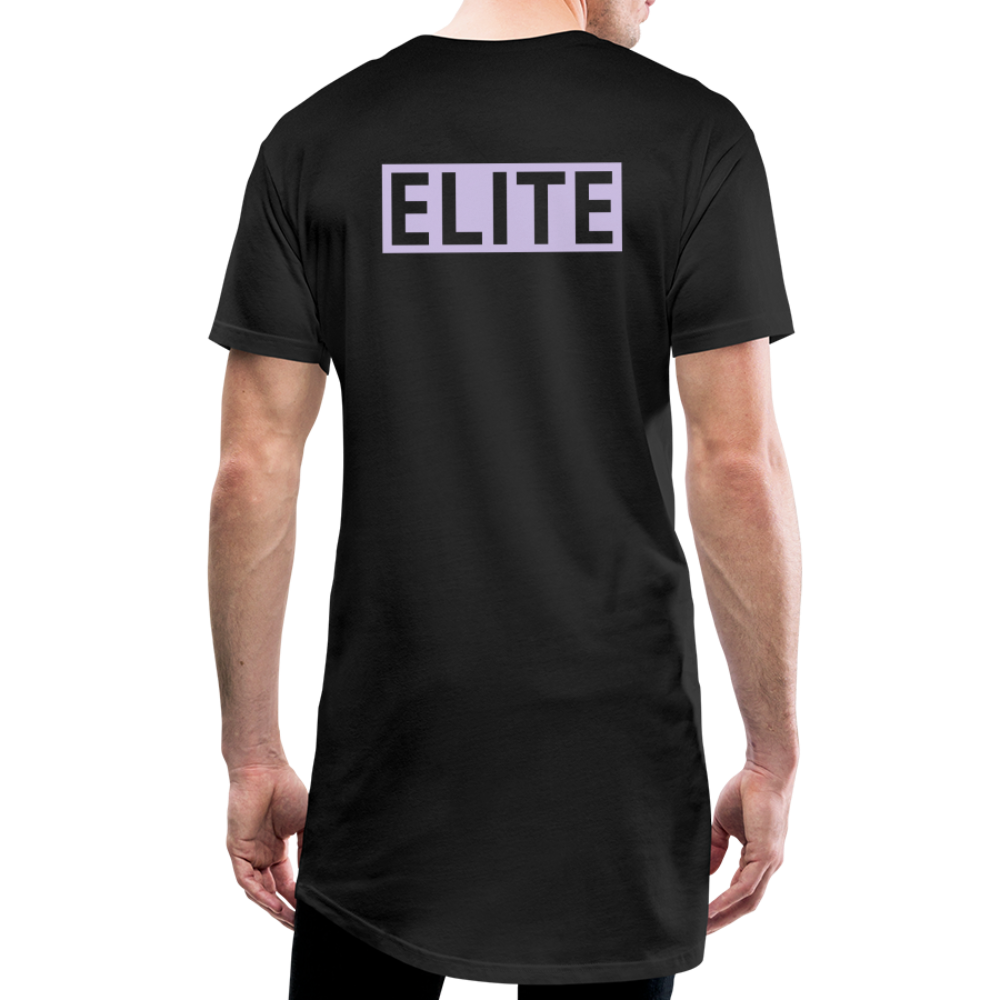 Men’s Long Body Urban Tee - black