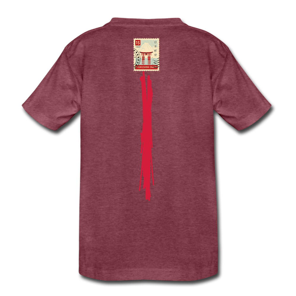 Teenager Premium T-Shirt - heather burgundy