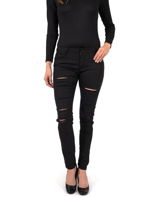 Clifton Ripped Skinny Jeans mit hoher Taille