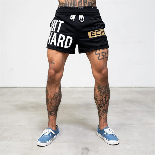 Summer men shorts men&#39;s casual shorts fitness exercise beach shorts  breathable mesh shorts jogger men&#39;s brand shorts