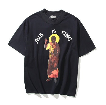 Kanye West Sunday Service T-shirt Men Women Oversized Printed t shirts Kanye west Vintage Hip Hop Weird Popular Top Street style