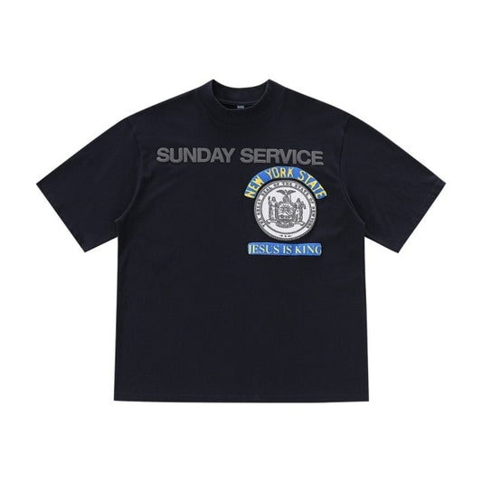 Kanye West Sunday Service T-shirt Men Women Oversized Printed t shirts Kanye west Vintage Hip Hop Weird Popular Top Street style