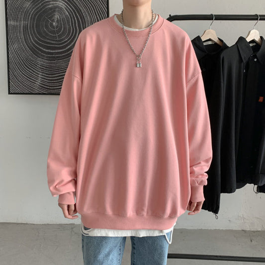 Lässige Herren Mode Sweatshirt in Übergröße Koreanischer Style