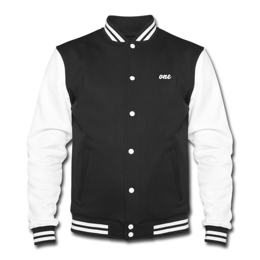 College Sweatjacket - black/white
