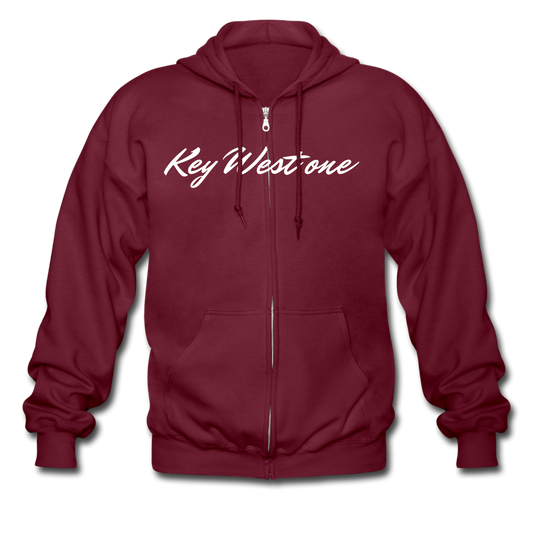 Men’s Heavyweight Hooded Jacket - maroon